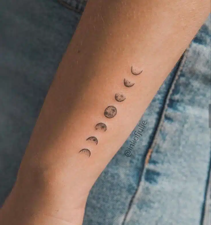 Astronomy Mini Tattoo