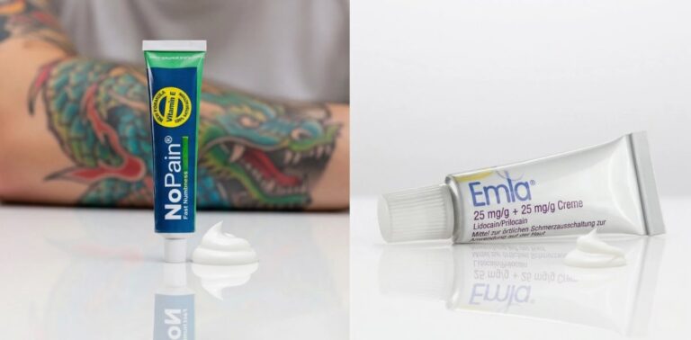 NoPain Creme vs. Emla: Welche Betäubungscreme ist die beste für Tattoos?