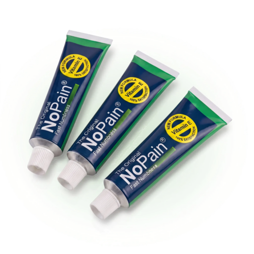 Crema anestetica NoPain® per tatuaggi – 3 tubetti da 30 g