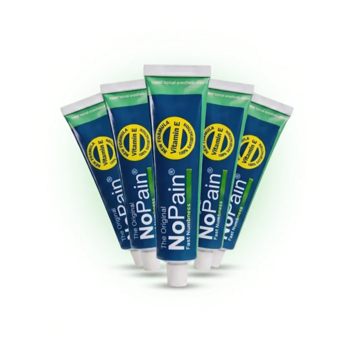 Crema anestetica NoPain® per tatuaggi – 5 tubetti da 30 g