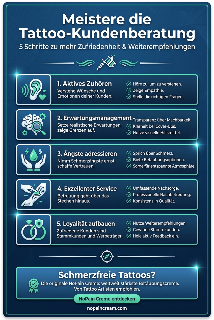 Infographic: Meistere die Tattoo-Kundenberatung